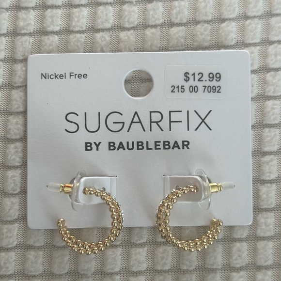 Sugarfix by BaubleBar hoops - Picture 1 of 2